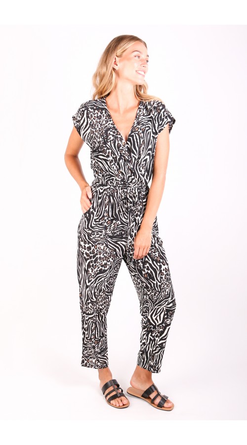 Animal Print Jumpsuit