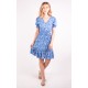 Floral Print Ruffle Hem Summer Dress