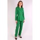 Golden Button Double Breasted Blazer Trouser Set 