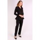 Golden Button Double Breasted Blazer Trouser Set 