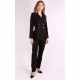 Golden Button Double Breasted Blazer Trouser Set 