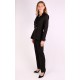 Golden Button Double Breasted Blazer Trouser Set 
