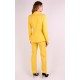 Golden Button Double Breasted Blazer Trouser Set 