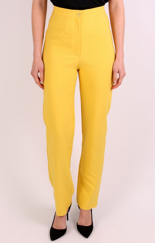 Golden Button Double Breasted Blazer Trouser Set 