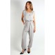 Sleeveless Jumpsuit With Front Pockets