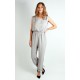 Sleeveless Jumpsuit With Front Pockets