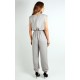 Sleeveless Jumpsuit With Front Pockets